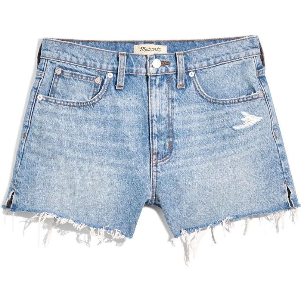 Madewell Denim Shorts: Side Slit Edition Size 25